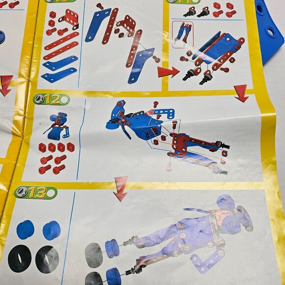 Meccano Multi Models 8180 Build & Play Train Robot Car Helicopter Airplane 5-8 - Picture 16 of 16